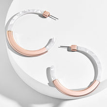 Load image into Gallery viewer, Acetate Hoop Earrings