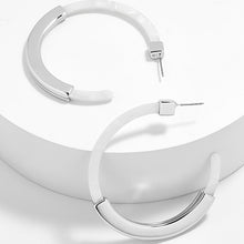 Load image into Gallery viewer, Acetate Hoop Earrings