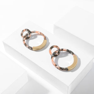 Acetate Hoop Earrings