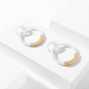 Acetate Hoop Earrings