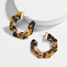 Load image into Gallery viewer, Acetate Hoop Earrings